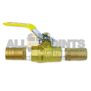 3/4" BALL VALVE WITH 1" OUTLETS