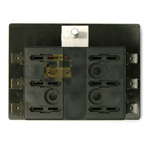 6 POSITION FUSE BLOCK, COMMON FEED
