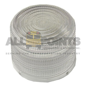 ROOF BEACON LENS, CLEAR, 4"