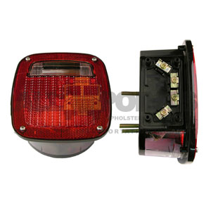 RED TAILLIGHT ASSEMBLY, UNIVERSAL, LEFT HAND