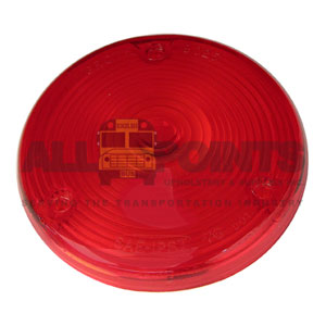 TAIL LIGHT LENS, RED, 3 HOLE