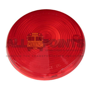 RED TAIL LIGHT LENS; 2 HOLE