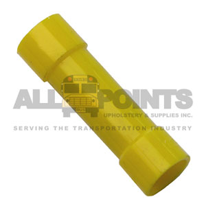 BUTT CONNECTOR, YELLOW, 12-10 GAUGE VYNIL