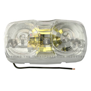 CLEAR CLEARANCE MARKER LIGHT, ARMORED
