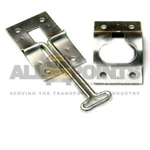 DOOR HOLD HOOK AND KEEPER SET 3"L X 1 3/4"W