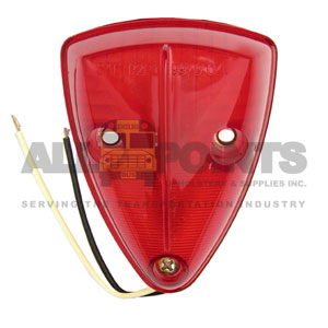 RED TRIANGLE MARKER LIGHT WITH GROUND