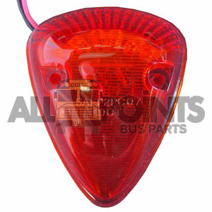 TRIANGLE MARKER LED- RED
