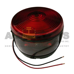 RED TAILLIGHT ASSEMBLY WITH SNAP ON LENS