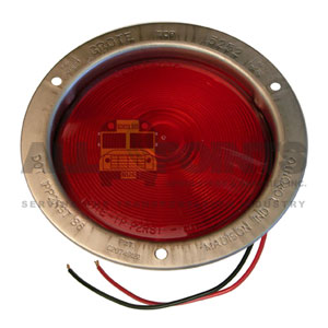 RED STAINLESS STEAL LAMP DOUBLE CONTACT