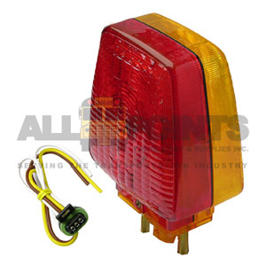 DOUBLE FACE TURN SIGNAL ASSEMBLY, AMBER/RED LEFT